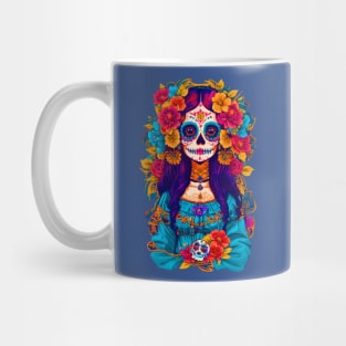 Sugar Skull Halloween Mug